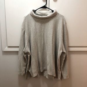 Oatmeal loose turtle neck sweater